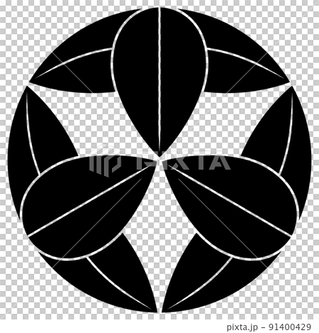 竹中半兵衛の家紋です。九枚笹といいます。 91400429