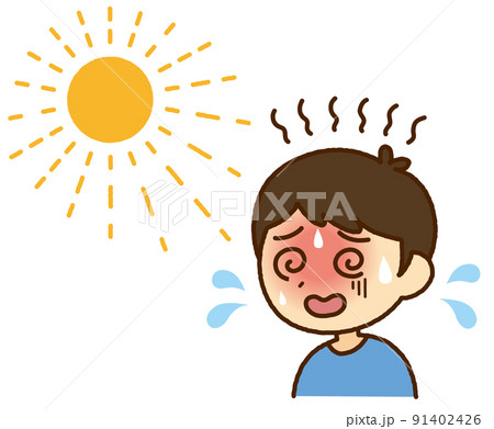 熱中症　男性 91402426