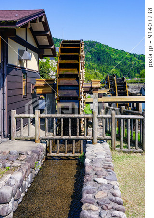 三連水車 道の駅一乗谷あさくら水の駅(福井県福井市) 三連水車 道の駅一乗谷あさくら水の駅(福井県福井市) 91403238