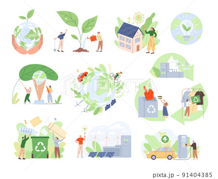 Green energy, saving the planet, caring for the environment 91404385