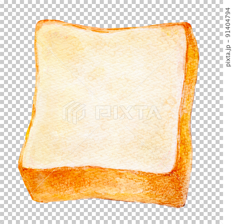 食パン 水彩イラスト 食パン 水彩イラスト 91404794