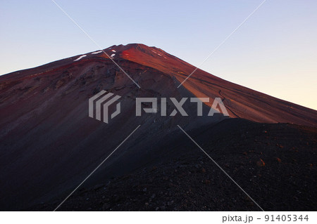 夏登山　富士山　宝永山 91405344