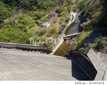 萱瀬ダム（かやぜダム：長崎県大村市） 91405928