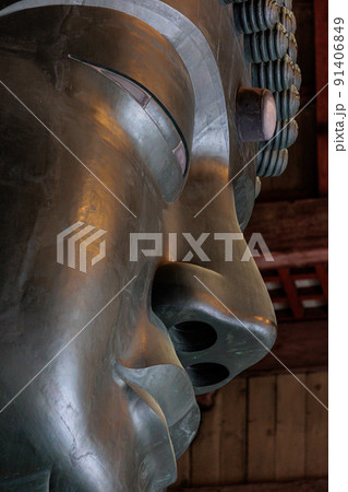 2022年5月10日 東大寺大仏殿の仏像 盧舎那仏像 91406849