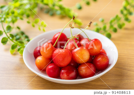 さくらんぼ　果物 91408613