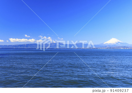 江ノ島から見た富士山 江ノ島から見た富士山 91409237