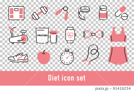 Diet icon 91410254