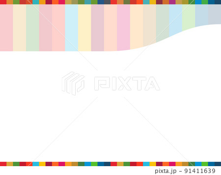 SDGsのためのフレーム3（指定色使用） 91411639