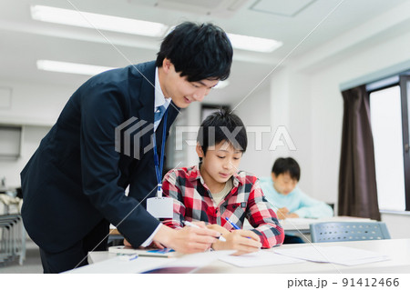 塾 授業風景 勉強 塾 授業風景 勉強 91412466