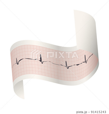 EKG seamless vector pattern 91415243