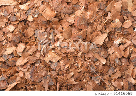 Top view of pine bark mulch Top view of pine bark mulch 91416069