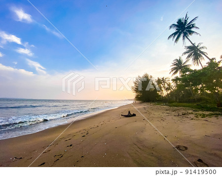 Ban Krut Beach or Baan Grood Beach in Prachuap Khiri khan, Thailand 91419500