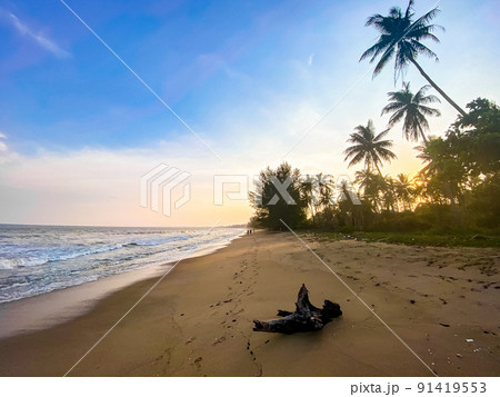 Ban Krut Beach or Baan Grood Beach in Prachuap Khiri khan, Thailand Ban Krut Beach or Baan Grood Beach in Prachuap Khiri khan, Thailand 91419553