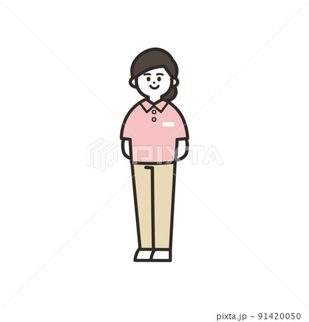 女性のスタッフ 91420050