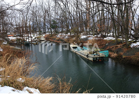 冬の奥琵琶湖 菅浦 冬の奥琵琶湖 菅浦 91420780