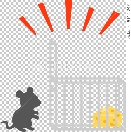 捕鼠器陷阱籃和奶酪 捕鼠器陷阱籃和奶酪 91421247