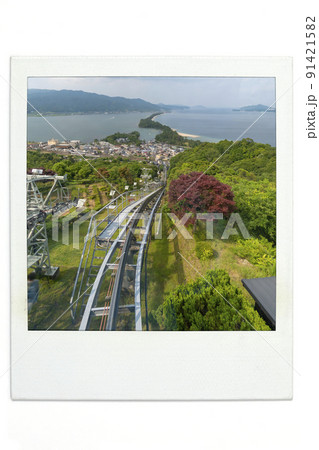 天橋立モノレールからの景色　ポラ風 91421582