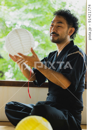 和室　男性　甚平 91421774