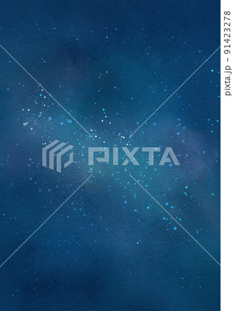 輝く星空のイラスト 輝く星空のイラスト 91423278