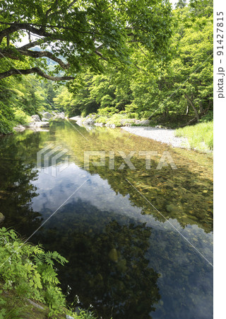 青森県　薬研渓谷 91427815