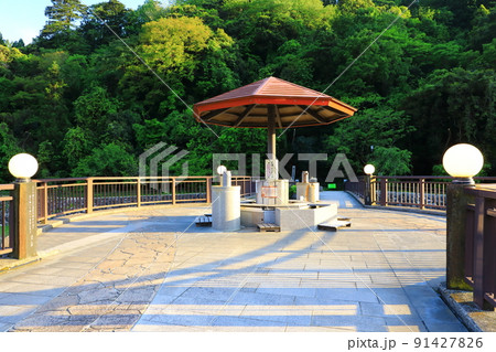 三朝温泉　足湯「かじかの湯」 91427826