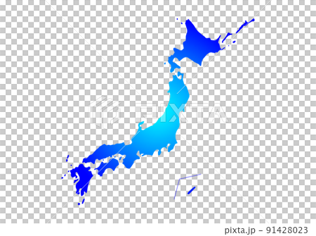冷たい日本列島 冷却 青 冷たい日本列島 冷却 青 91428023