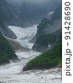 初夏の谷川岳一の倉沢の出会いから見える雪渓 91428690