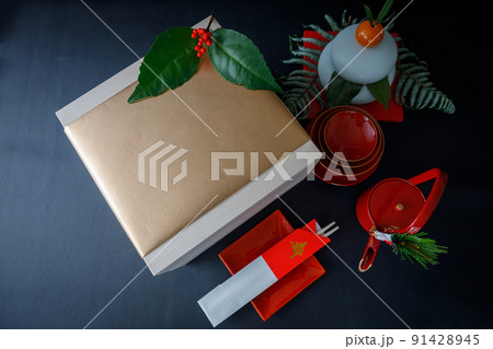 行事 正月 落ち着いた大人のおせち料理 行事 正月 落ち着いた大人のおせち料理 91428945