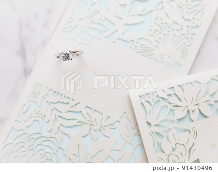 行事 ： 披露宴の招待状 91430496