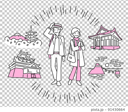 シニア観光 91430664