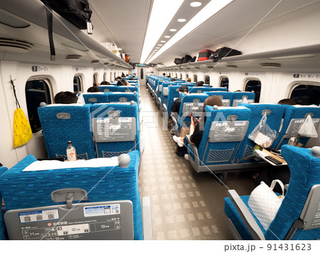 東海道新幹線の客席 91431623