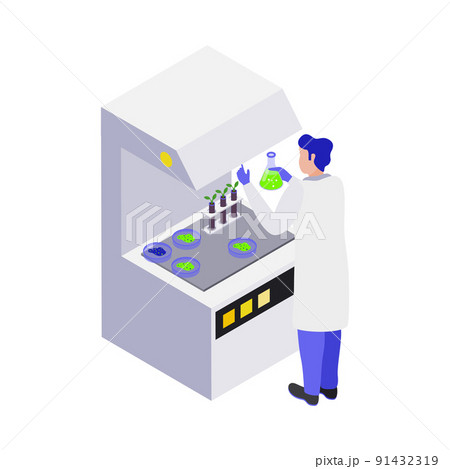 Bio Engineer Workplace Composition 91432319