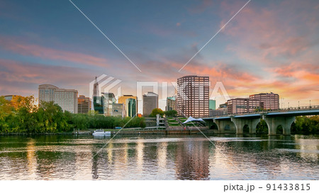 Skyline of downtown Hartford city, cityscape in Connecticut, USA Skyline of downtown Hartford city, cityscape in Connecticut, USA 91433815
