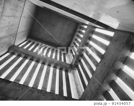 Concrete wall pattern cement texture Architecture details 91434057