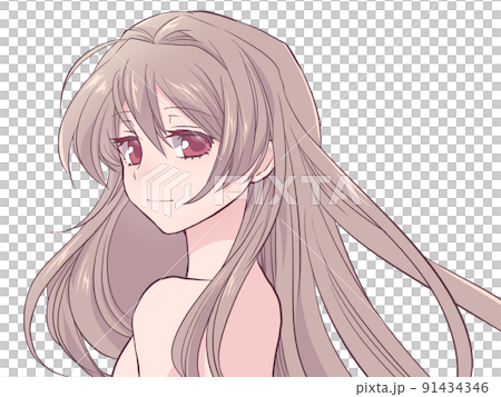 振り向く女性3 91434346