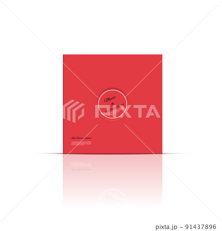 Retro vinyl disk cover. Vector illustration. Retro vinyl disk cover. Vector illustration. 91437896