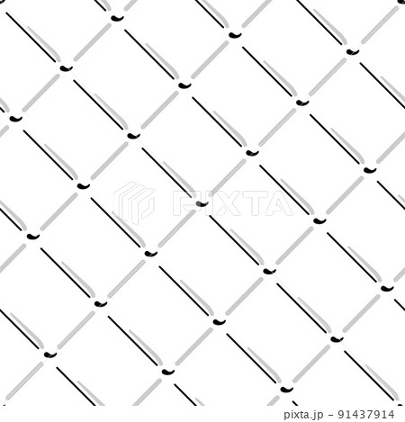 Vector wire mesh seamless pattern. Gray wire mesh isolated on white background. Vector wire mesh seamless pattern. Gray wire mesh isolated on white background. 91437914