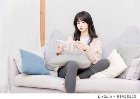 Asian girl living at home 91438219