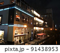 夏の名古屋堀川運河とおしゃれなお店のコラボの美 91438953