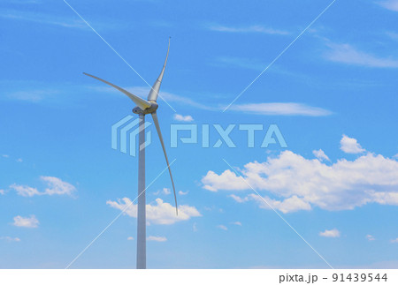 風力発電 91439544