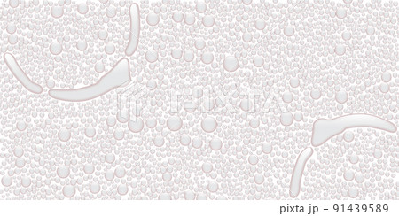 Vector water drops background with glass stains. 91439589