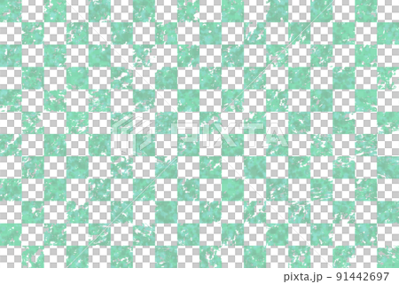 Mottled checkered pattern_emerald 91442697