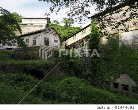 佐渡ヶ島　旧佐渡鉱山採鉱施設　高任粗砕場 91444692