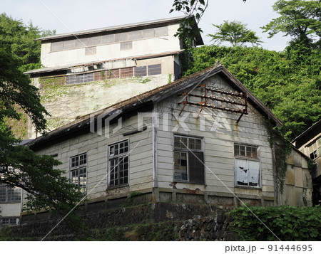 佐渡ヶ島 旧佐渡鉱山採鉱施設 高任粗砕場 佐渡ヶ島 旧佐渡鉱山採鉱施設 高任粗砕場 91444695