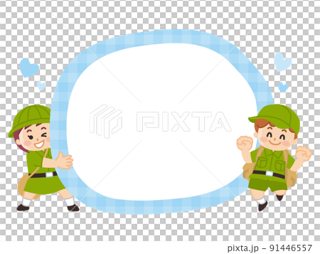 Expedition kids and speech bubbles Boy Scout Adventure Outdoors Expedition kids and speech bubbles Boy Scout Adventure Outdoors 91446557