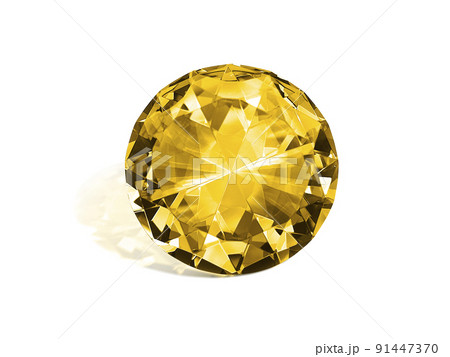diamond Yellow on white background diamond Yellow on white background 91447370