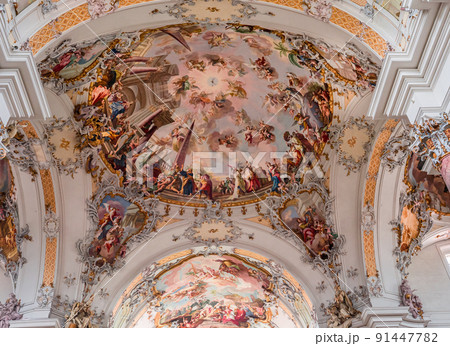 Ottobeuren abbey, near Memmingen, bavaria, germany 91447782