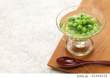 グリーンピースの翡翠煮 91449229