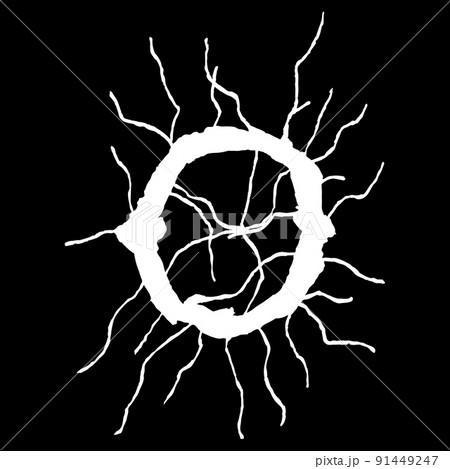 Metal music band's font.White letter with smudges on black background. Metal music band's font.White letter with smudges on black background. 91449247