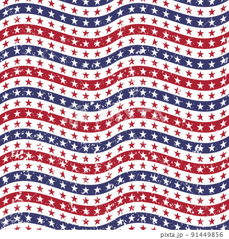 patriotic USA seamless pattern 91449856